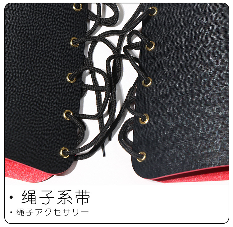 Flying Fish Wrist and Leg Restraint Set in Gold Faux Leather for Adult Couples — detail image 22