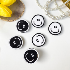 個性DIY笑臉純色手機平板氣囊支架創意ins風粘貼式可伸縮調節支撐