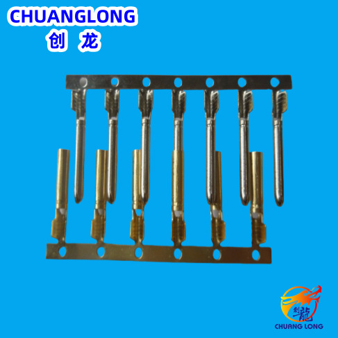 供应1.5铜管端子防水插端子1.7，1.8，2.0圆管铜管公母接线端子