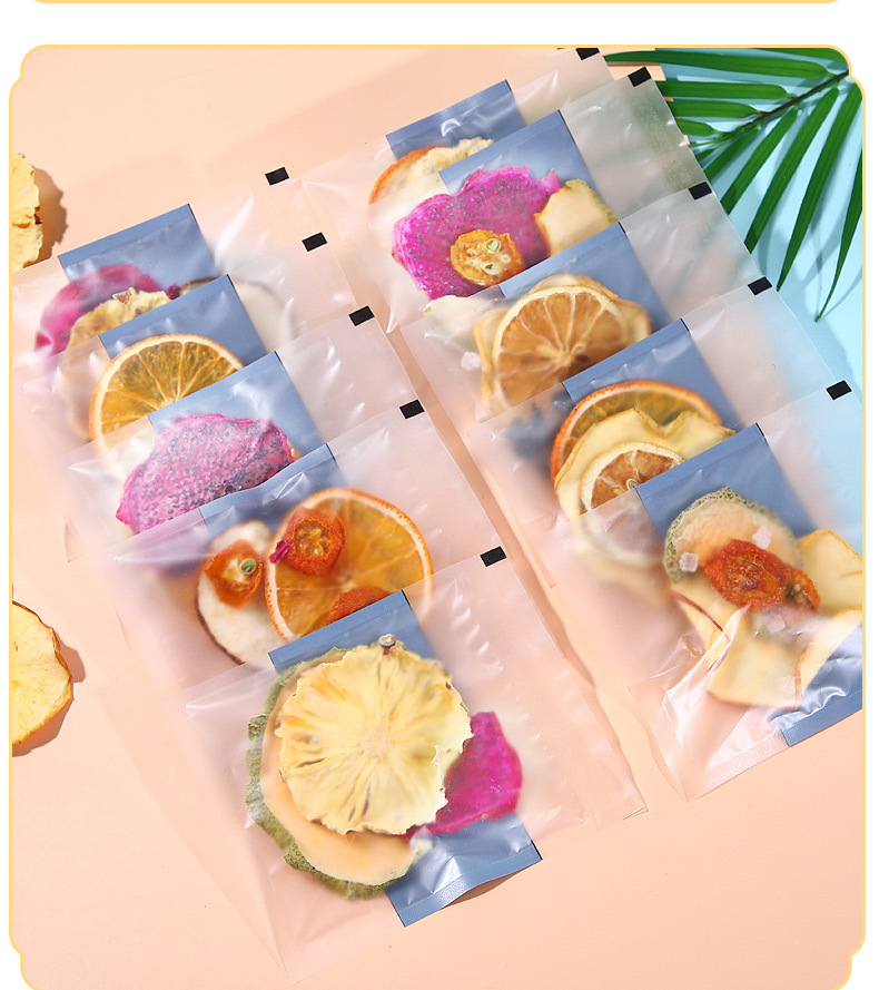 Ten Flavor Mixed Fruit Tea 100g Box Dried Fruit and Flower Blend for Hot or Iced Brewing in use