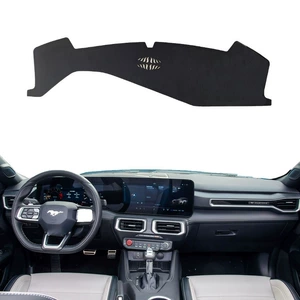 Suitable for 24 Models of Ford Mustang Car Dashboard and Center Console Polyester Light-Proof Mat