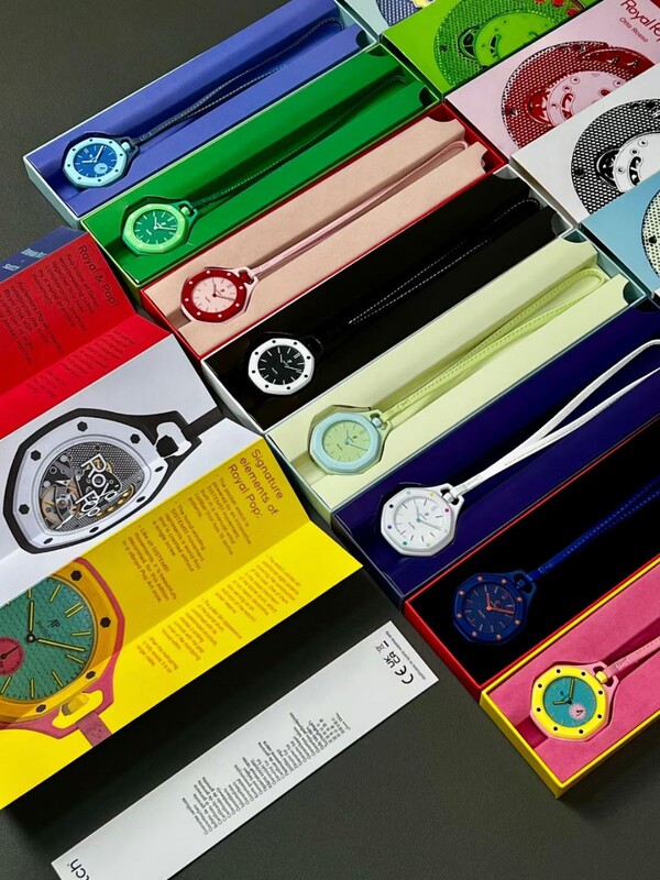 New Ap Century Collaboration Model Rp Color Scheme Royal Fashion Light Luxury Quartz Watch Octagonal Timepiece