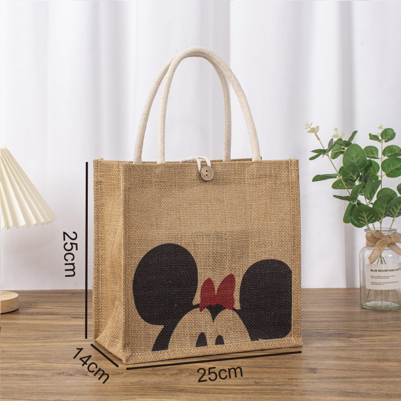 Metro de largo 25 de ancho 14 de alto 25; Color natural del yute; Yute