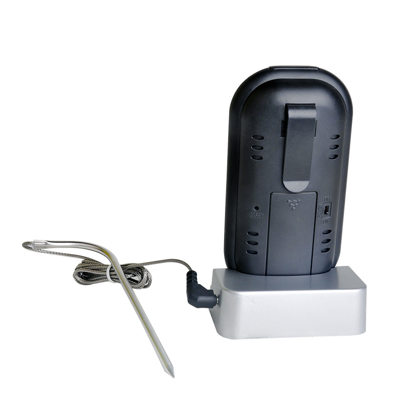 亚马逊无线烤肉温度计 电子烧烤温度计 食品温度计带背光笔夹