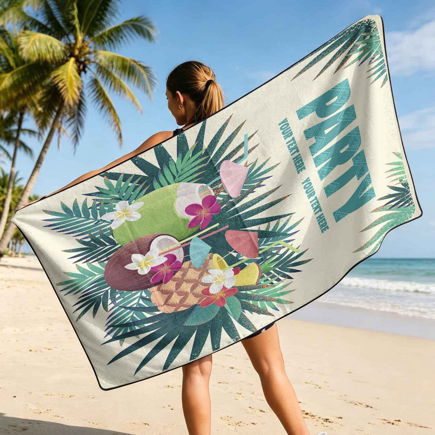 Summer bath towel and car seat cover 2-in-1, ultra-fine fiber outdoor beach and car dual-use universal seat cushion
