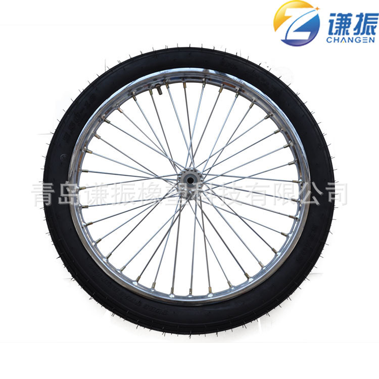 2.50-18马车轮子  镀铬车圈  拖车轮胎 摩托车轮胎
