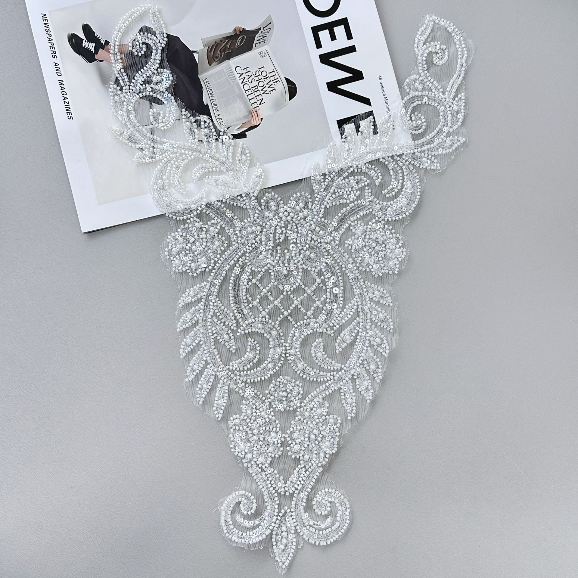 Cuello de cuentas, vestido de boda, vestido de moda, vestido de baile, decoración, decoración, collar falso, al por mayor transfronterizo