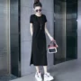 夏季直筒短袖休闲连衣裙
