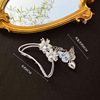 Metal advanced elegant shark, hairgrip, crab pin, brand big hair accessory, high-quality style, South Korea