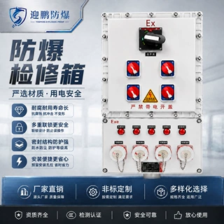 定制防爆检修电源插座箱防爆插销箱照明动力柜电控箱防爆配电箱