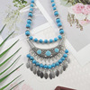 Ethnic accessory, pendant, necklace from pearl, wholesale