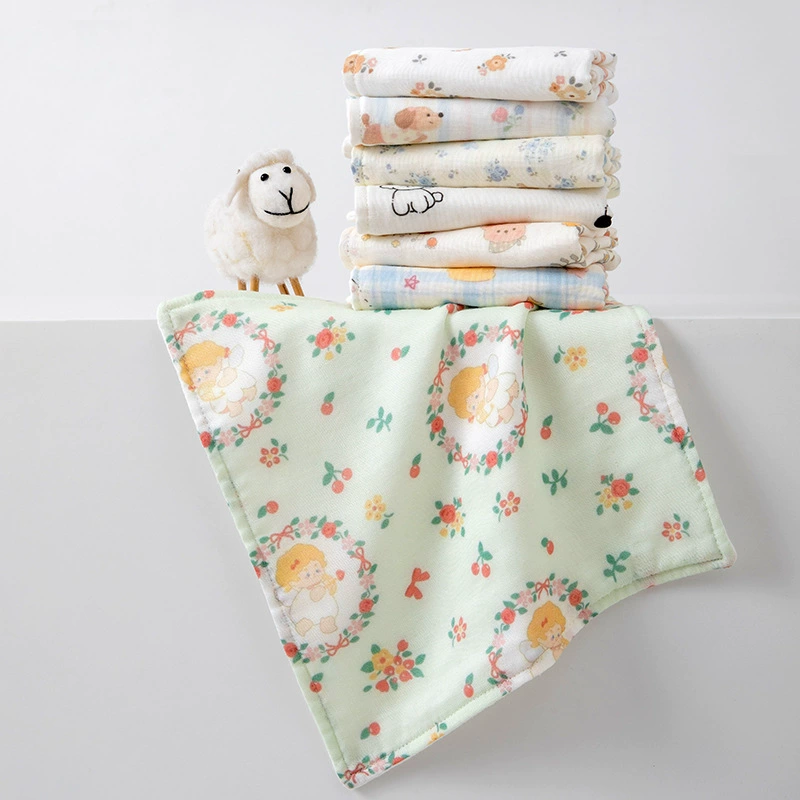 Children's handkerchief, soft eating bib, wet wipes for face washing