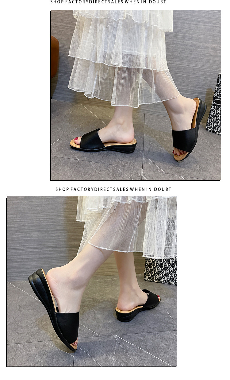 Women's Casual Solid Color Round Toe Slides Slippers display picture 2