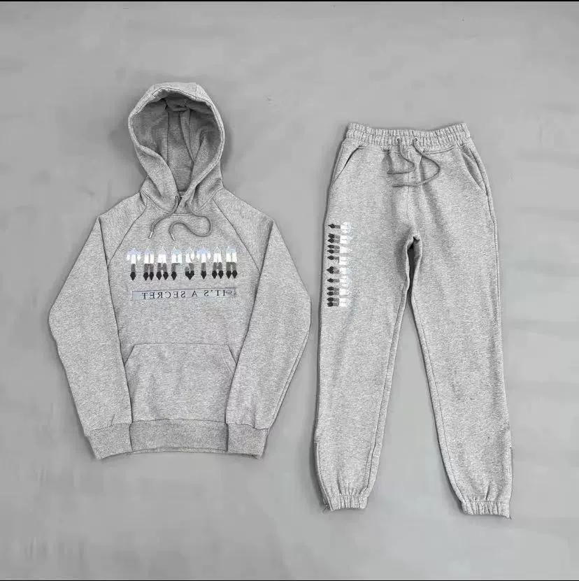 Trapstar новый осенний спортивный костюм пуловер свитер синель мужской повседневный свободный свитер с капюшоном