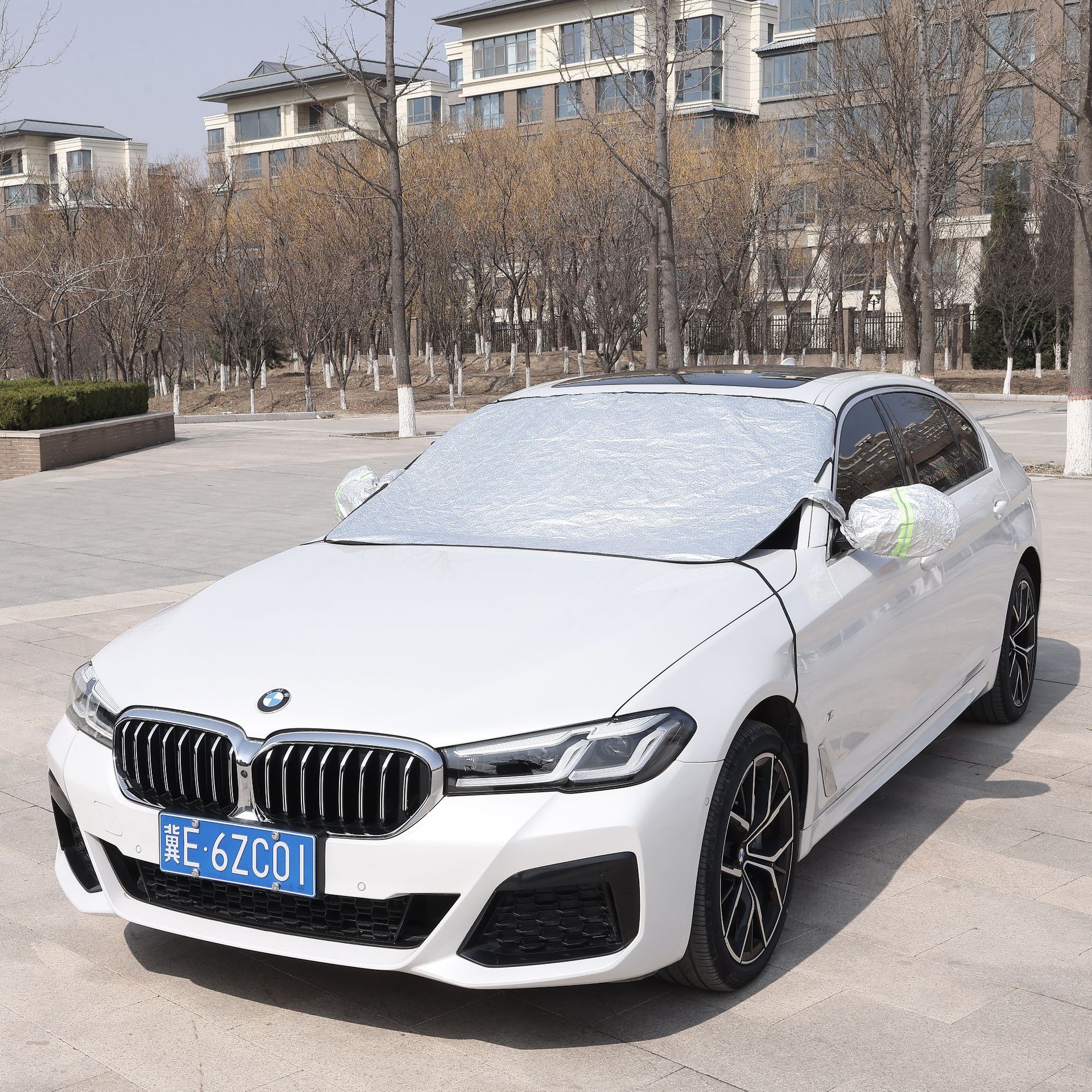 Car Sunshade, Front Windshield Sun Protection, Heat Insulation, Sunshade, Front Windshield Sunshade, Snow Protection, Car Cover, Car Curtain
