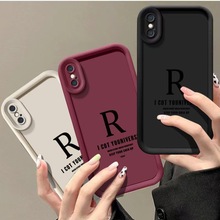 字母R适用苹果16Promax手机壳iPhone15Promax欧美14Pro潮流17跨境