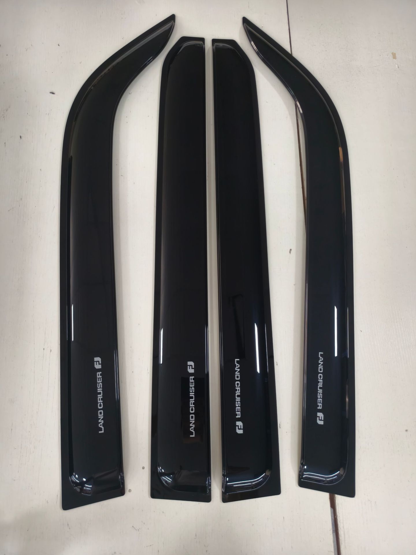 LAND CRUISER FJ 4-door rain guards, new model Land Cruiser FJ rain guards, FJ rain visors, rain shields
