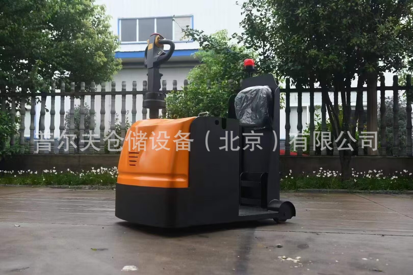 北京步行手柄式电动牵引车电动搬运车迷你小型拖车牵引挂车厂家