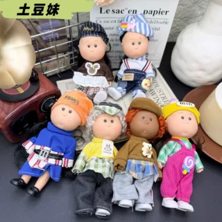 新款14厘米土豆娃娃衣服Mia西班牙14cm娃娃衣服公仔换装套装套装