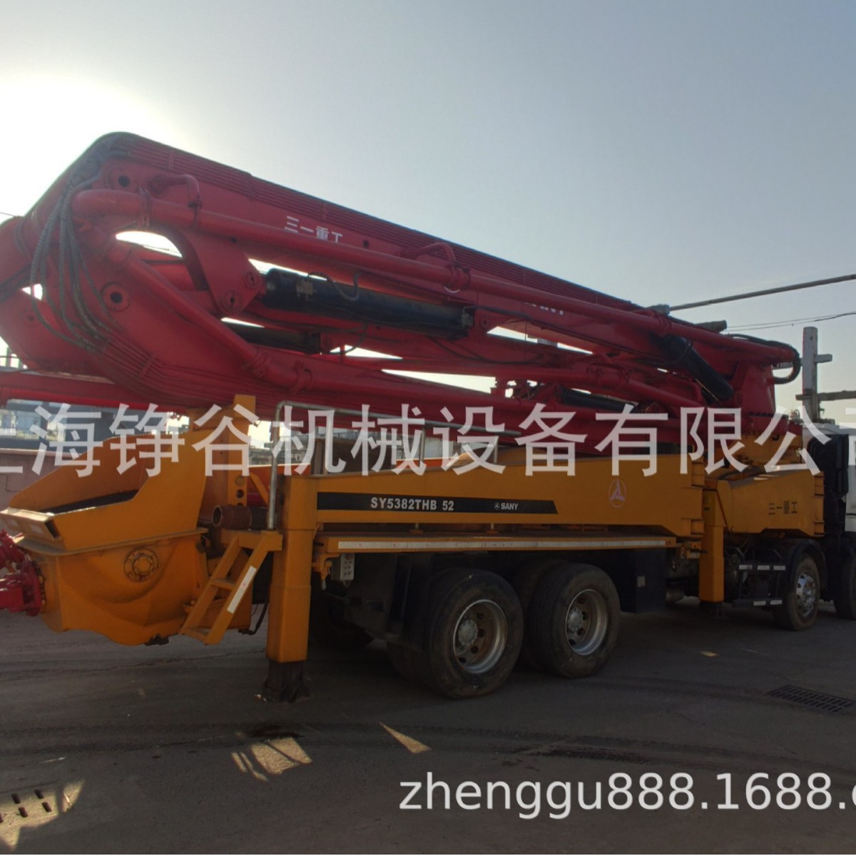 二手混凝土搅拌车 水泥搅拌罐车 三一泵车52米三一52米混凝土泵车