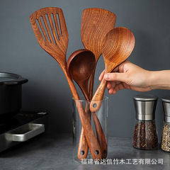 新古風烏檀木シャベルは鍋専用炒め物シャベルの木製調理器具セット家庭用無漆木鍋シャベル