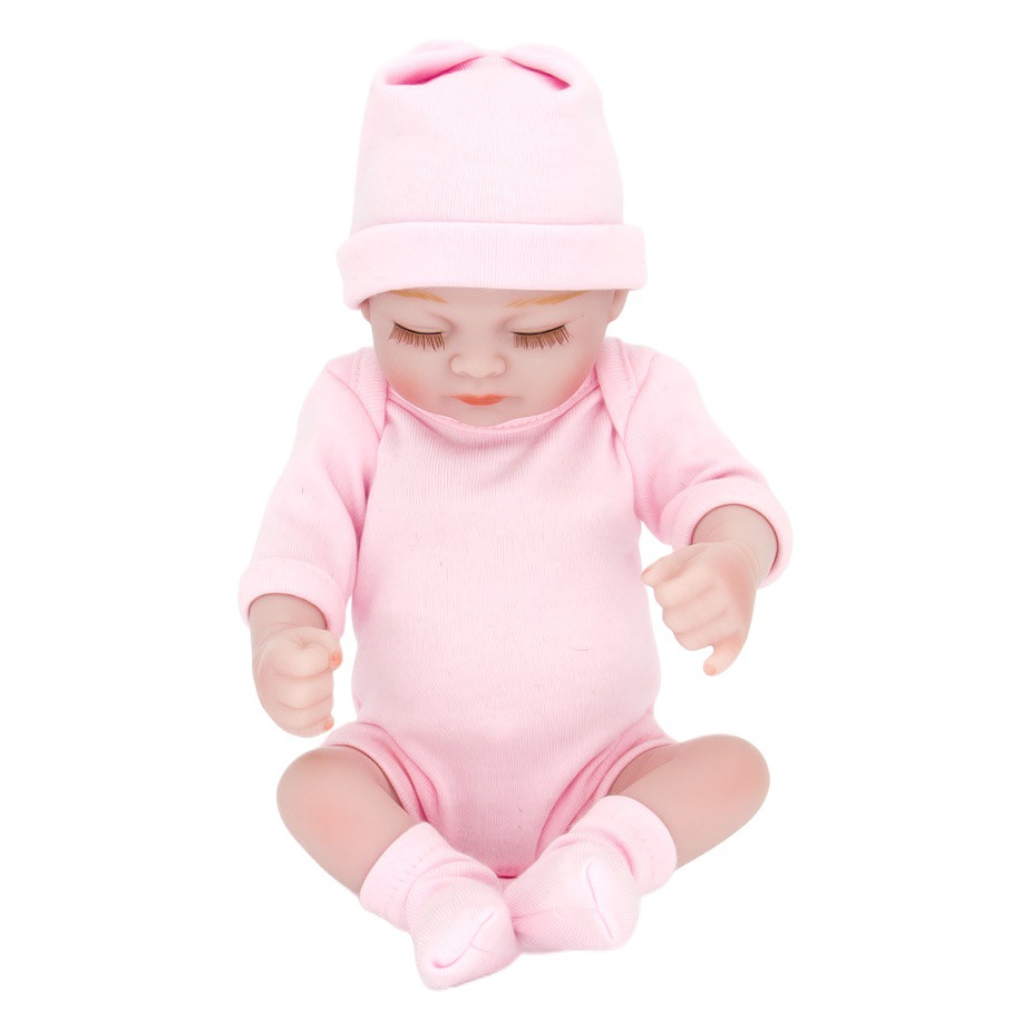 28cm 11 pulgadas Amazon vinilo renacido muñeca ojos cerrados niños jugar casa regalo juguete renacer