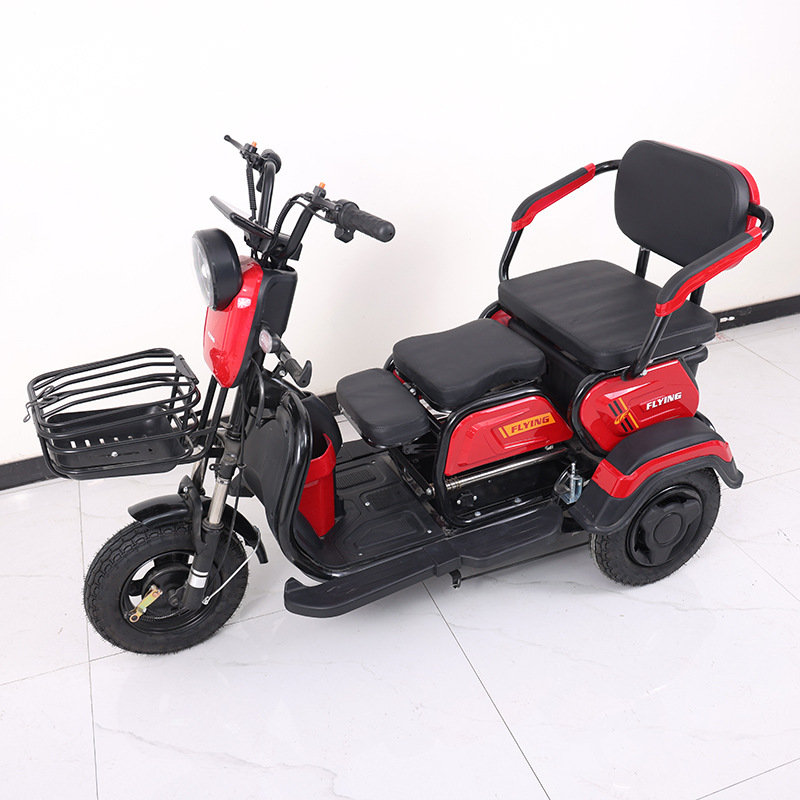 Genial triciclo eléctrico, coche de batería, fábrica de comercio exterior, tranvía, batería de larga duración, fabricante de triciclos eléctricos de transporte para adultos