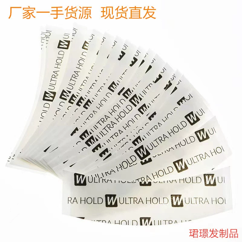 В наличии, прямая продажа, парик Ultra Huld с черными буквами, двусторонняя лента против пота, нерасплавляющийся клей, патч-пленка для волос из био-кожи