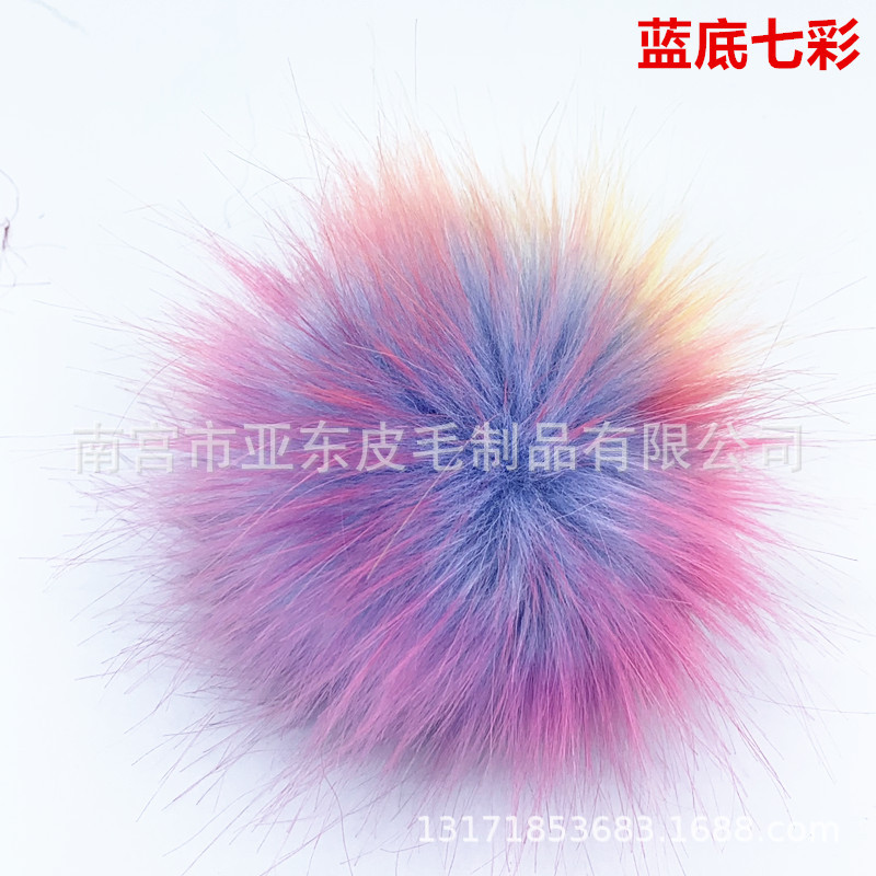 Fondo azul colorido * con banda de goma 8-9cm