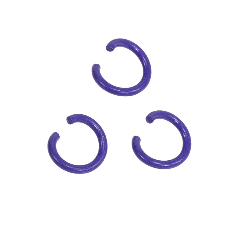 Pintura de color abierto anillo de conexión de hierro pulsera collar material hecho a mano DIY accesorios de la joyería