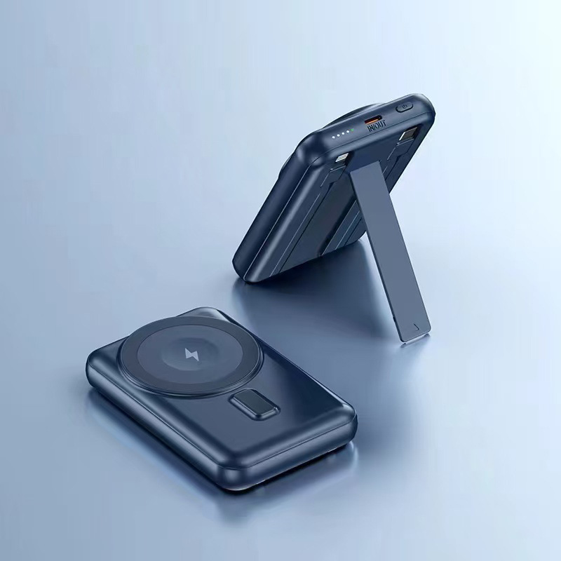 Fabricante de carga de gran capacidad puede cargar cuatro unidades al mismo tiempo con su propio soporte de carga magnética 10000 mAh carga rápida