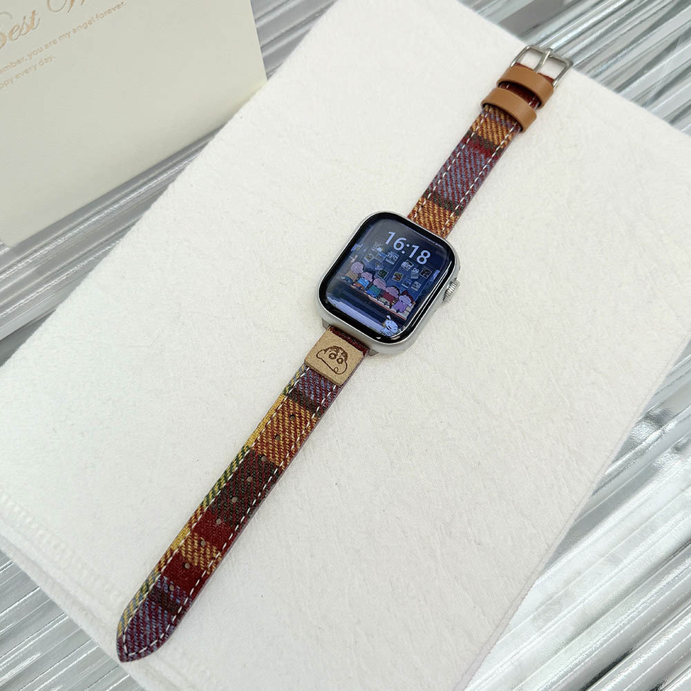 Suitable for Apple S10S9876543Se Rainbow Dopamine Women's Cartoon Xiaoxin Fashion Wristband Strap