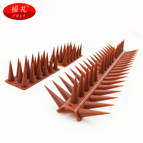 Cross-border supply three sections 33.5cm balcony bird spike fence anti-climbing nail plastic anti-cat bird deterrent spike