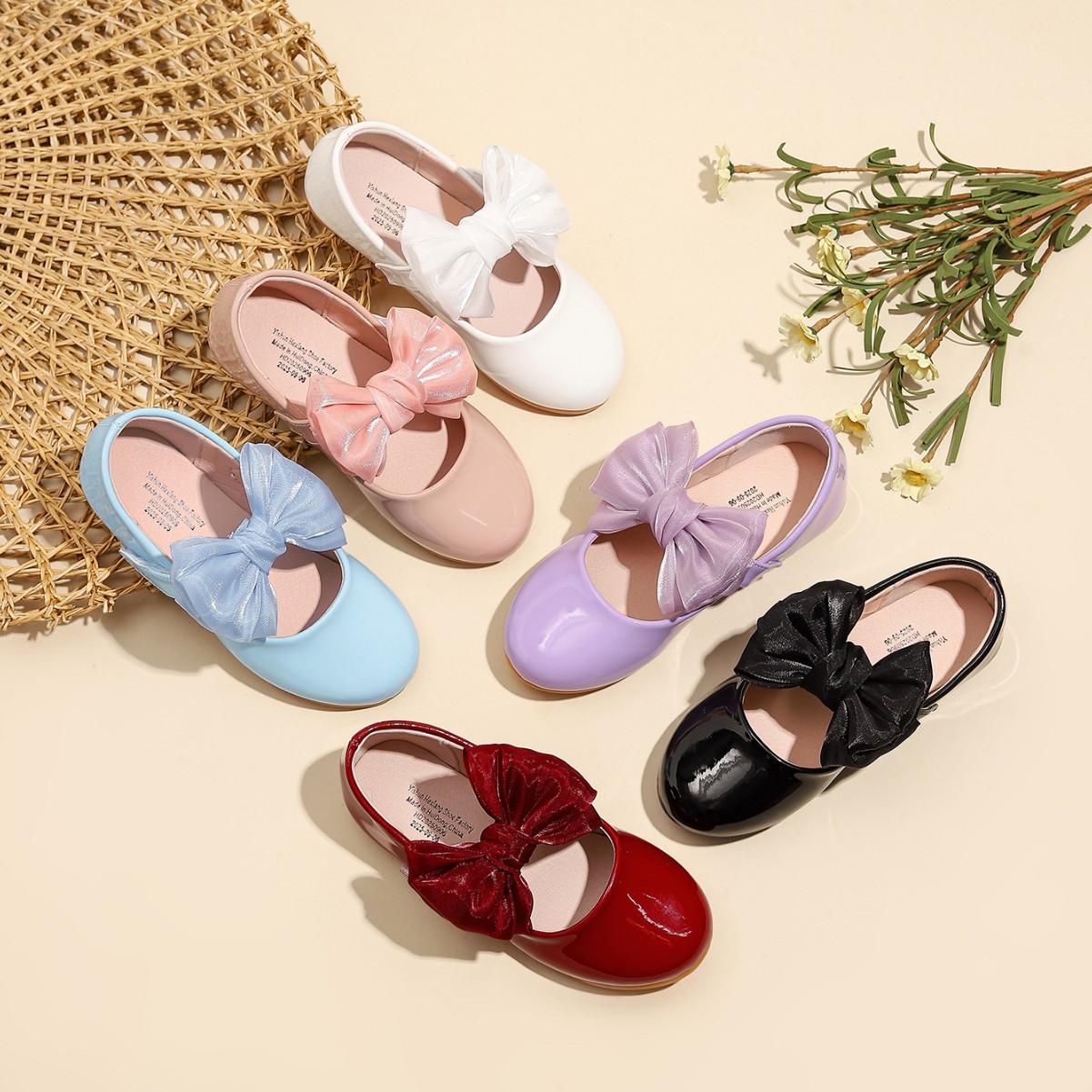 Children's Leather Shoes, Girls' Princess Shoes, 2026 New Style, Little Girls' Dance Performance Shoes, Soft-Soled Small Size Single Shoes, Baby Shoes