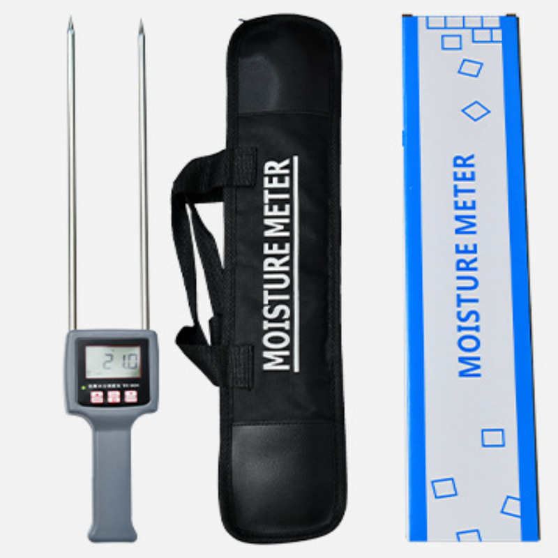 秸秆牧草粮食小麦玉米水分仪棉花回潮率便携插针式苜蓿草水分仪