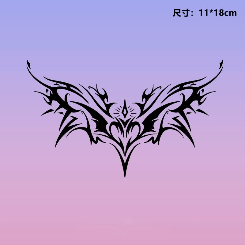 Succubus Tattoo Sticker Demon Wings Herbal Semi-Permanent Waterproof Sticker Couple Cosplay Sm Props Wholesale Dropshipping Succubus Tattoo Sticker Demon Wings Herbal Semi-Permanent Waterproof Sticker Couple Cosplay Sm Props Wholesale Dropshipping
