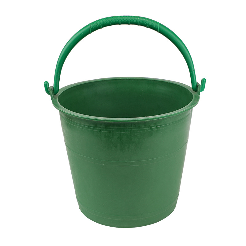 Cubo de plástico grueso circular para construcción o uso agrícola, ideal para agua, arcilla o estiércol image 5