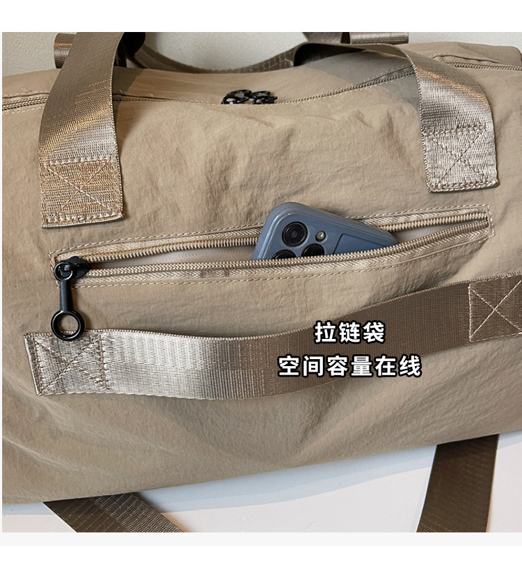 Freizeit-Sport-Fitness-Reisetasche 2025 Modell Nasstrockentrennung Tasche unabhängiges Schuhfach schlicht praktisch Einzelschulter Schrägtrage