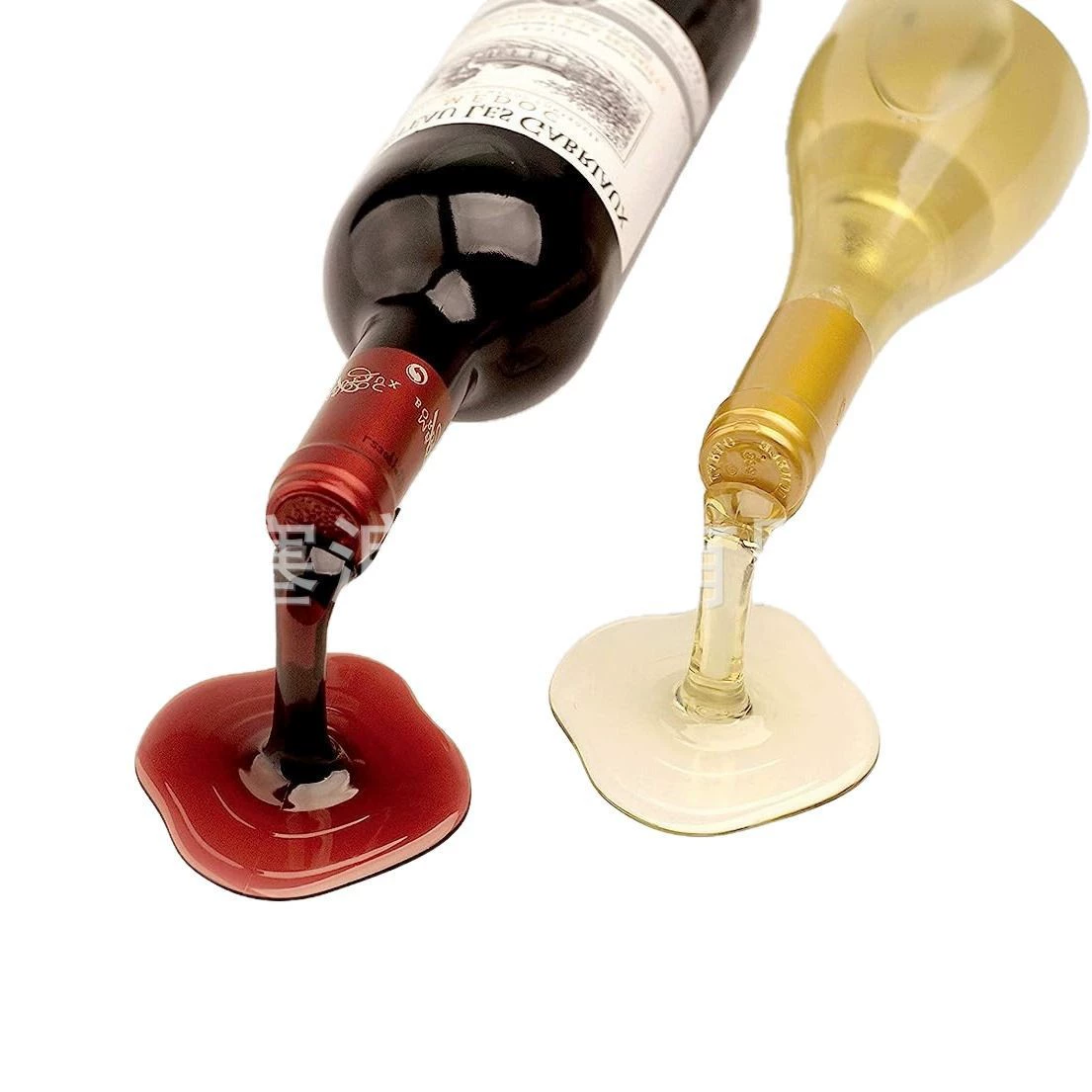 Spilled Wine Bottle Holder overflowing wine bottle rack display cabinet wine holder wine rack support