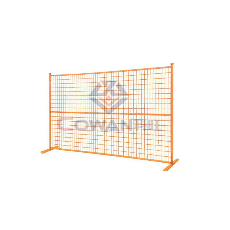 [Suministro del fabricante] Barandilla temporal Canadá Barandilla móvil temporal valla de aislamiento de seguridad para la multitud