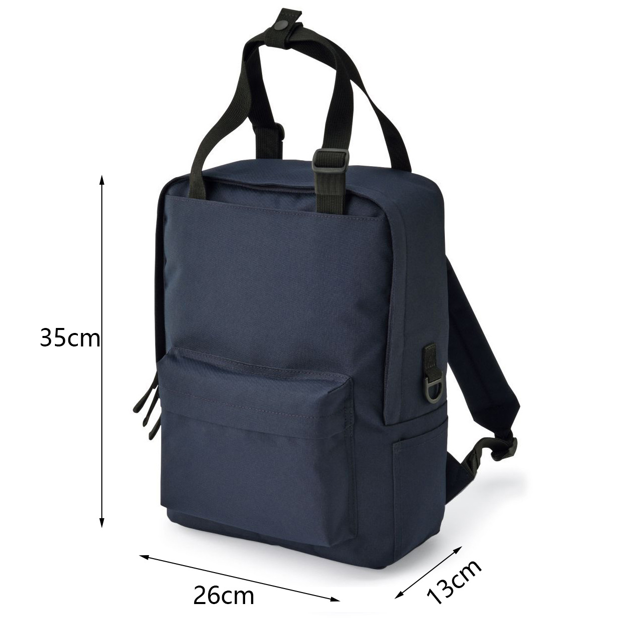 Unbranded Japanese-style good quality hand-held waterproof double-sided backpack A4 computer bag simple casual backpack for men and women, student school bag
