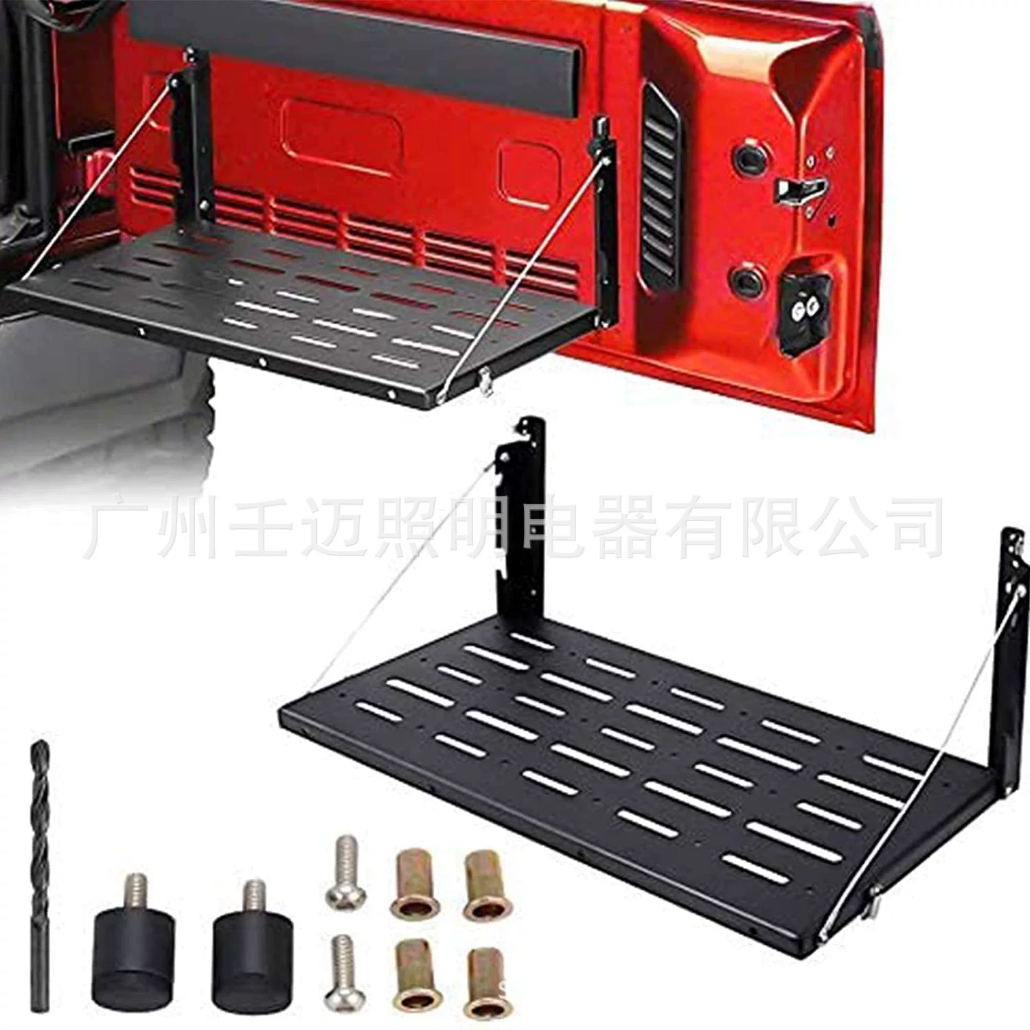 Применимая стойка для обеденного стола Jeep стол для двери багажника Складная полка для хранения задней двери совместимая с Jeep Wrangler JK