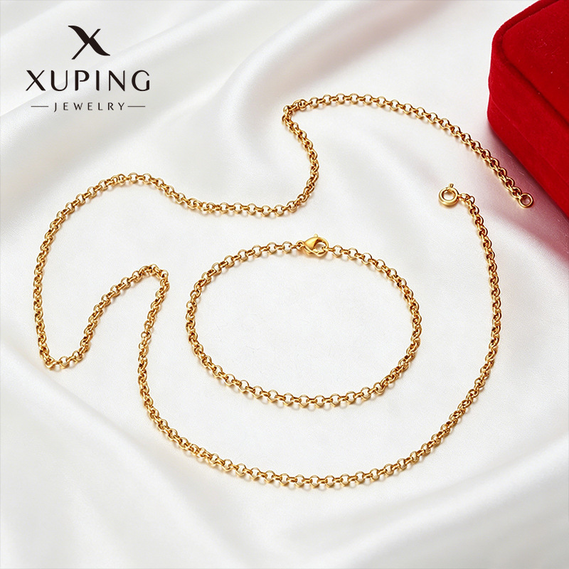 Xuping estilo simple aleación de cobre chapado 24k color langosta pulsera de hebilla nicho simple lujo temperamento ligero joyas al por mayor