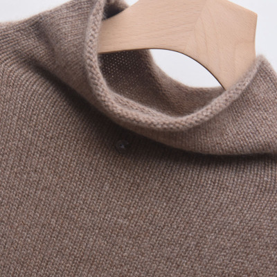 Cashmere suéter Chaleco de las mujeres otoño e invierno nuevo cuello alto botón sin mangas Top Loose adelgazamiento lana punto image 14