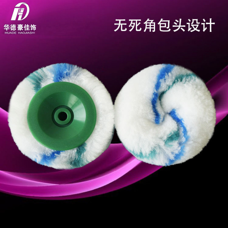 Cepillo de rodillo de pintura de 9 pulgadas Cepillo de rodillo de pintura de látex de fusión en caliente para cabello medio