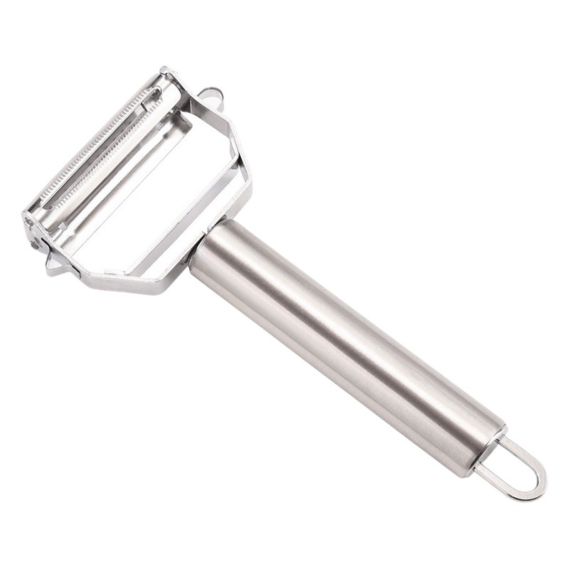 Cuchillo de cocina, raspador, acero inoxidable 304, cocina, fruta multifuncional para el hogar, cepillado de melón, pelado de patatas, artefacto de seda