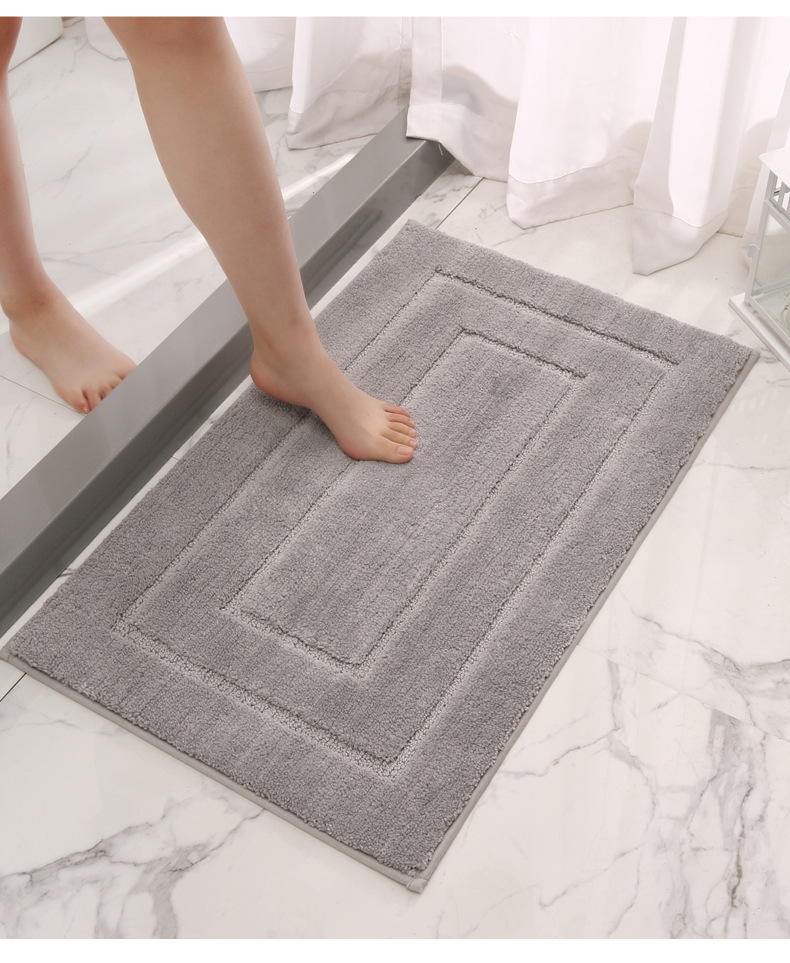 Saugfähige Badezimmer Wc Bodenmatte Rutschfester Vorleger_voghion.com