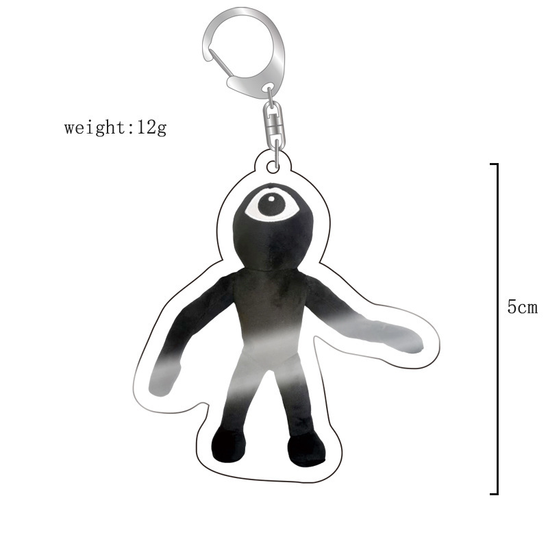 Cross-border New Products doors roblox Figure Door Cry Game Surrounding Acrylic Keychain