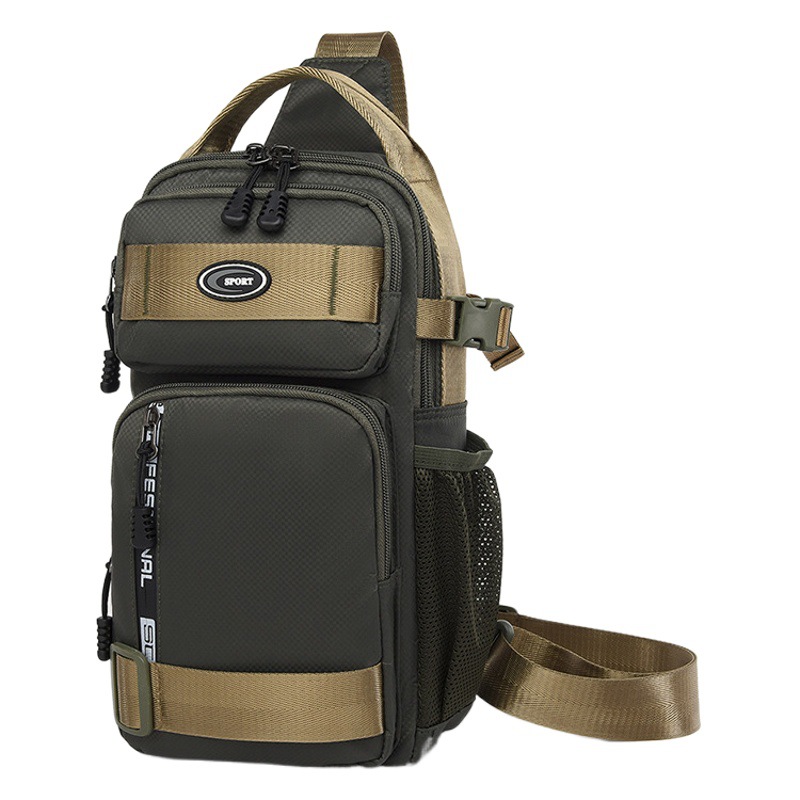 Bolsa de pecho de gran capacidad para hombres bolsa de hombro bolsa de mensajero bolsa de tela Oxford casual bolsa de los hombres mochila otoño nueva bolsa de Oxford