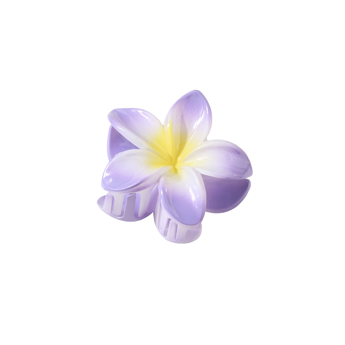 Accessori per capelli da donna, accessori per abbigliamento, fermaglio per capelli a forma di fiore con sfumatura di colore, fermaglio per capelli a forma di squalo, fermaglio per capelli a forma di plumeria, per vacanze al mare_voghion.com